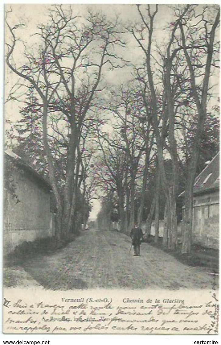 78 Verneuil Sur Seine - Chemin De La Glacière - Verneuil Sur Seine