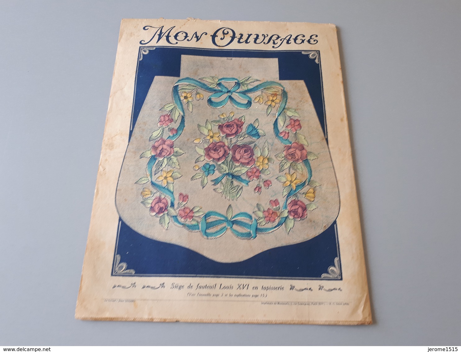 Revue Ancienne Broderie Mon Ouvrage 1925 N° 47  & - Riviste & Cataloghi