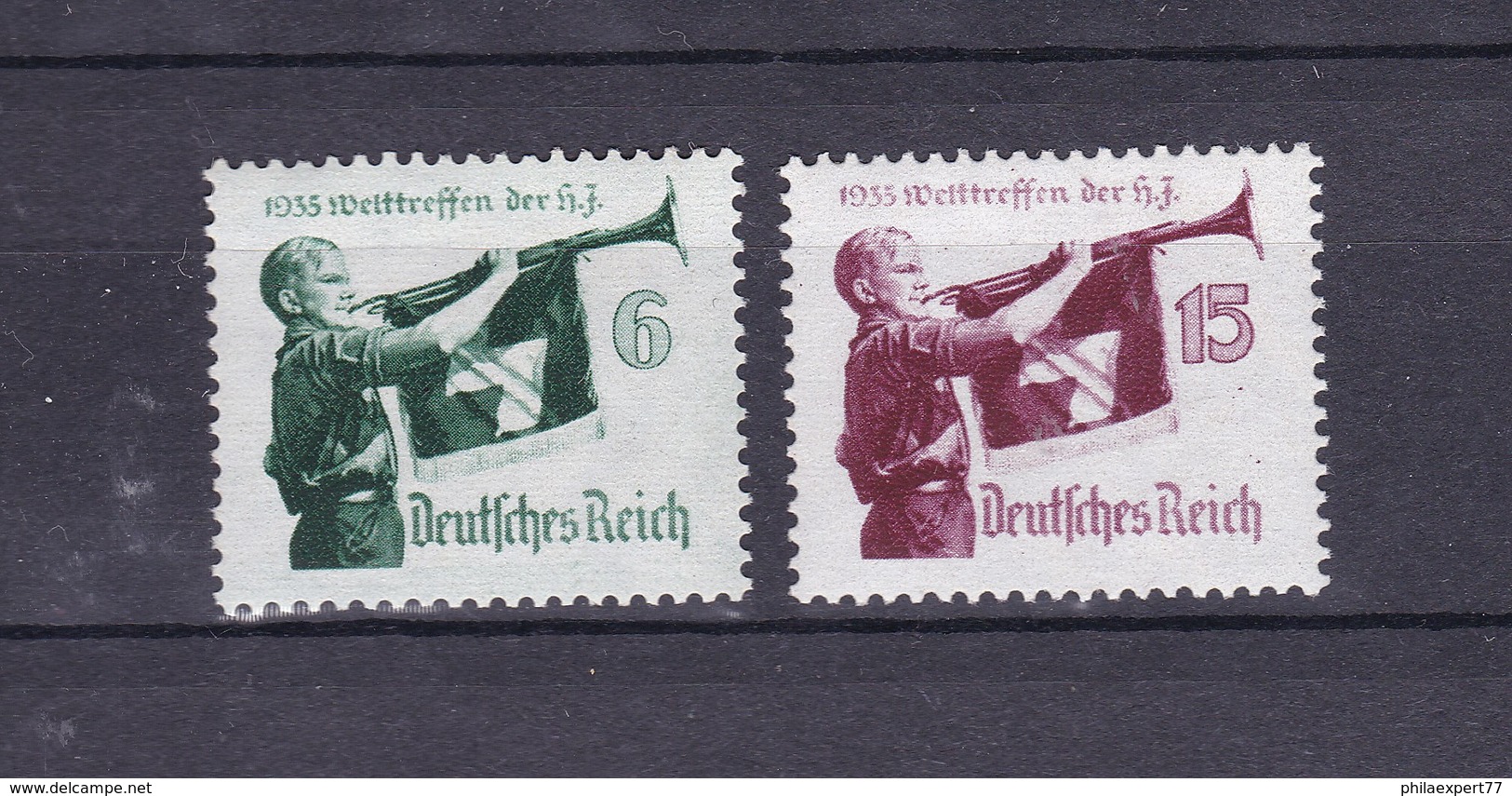Deutsches Reich - 1935 - Michel Nr. 584/85 - Ungebr. - 50 Euro - Ungebraucht