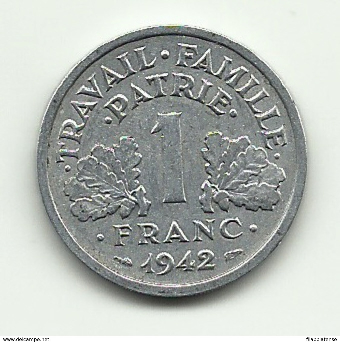 1942 - Francia 1 Franc ---- - Autres & Non Classés