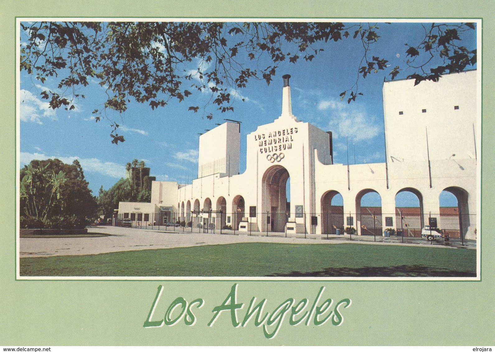 USA Unused Olympic Postcard Memorial Coliseum - Ete 1984: Los Angeles