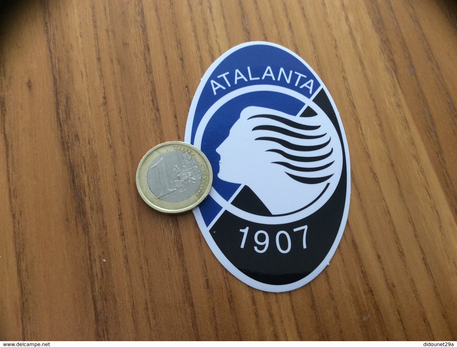 AUTOCOLLANT, Sticker «ATALANTA 1907 (Atalanta Bergamasca Calcio)» (Italie, Logo Club De Football) - Autocollants