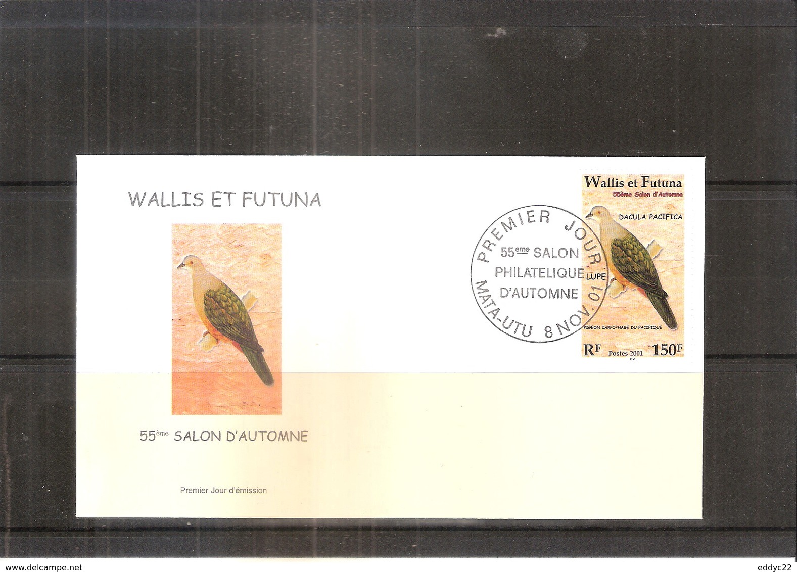 FDC Wallis & Futuna - Oiseau - Dacula Pacifica -  2001  (à Voir) - Pigeons & Columbiformes