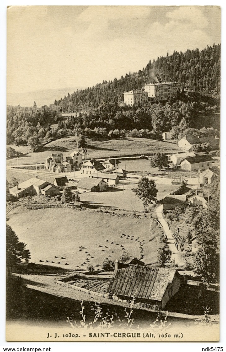 LA SUISSE : SAINT CERGUE - LA GARE - Saint-Cergue