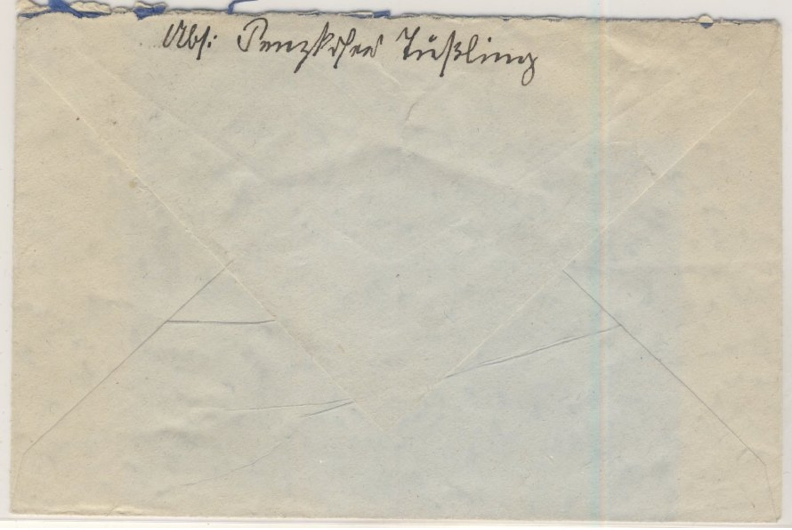 AM-Post - Tüssling, Nachv. Bayer. K2 A. Brief 4x6 Pfg. N. München 1946 - Autres & Non Classés