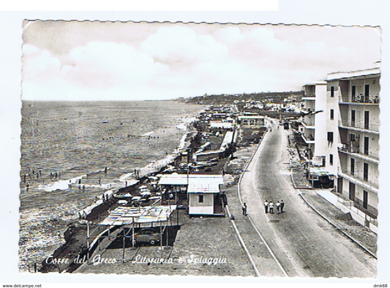 TORRE DEL GRECO - LITORANEA - SPIAGGIA  - EDIZ. ALTERIO - 1958 (3234) - Torre Del Greco