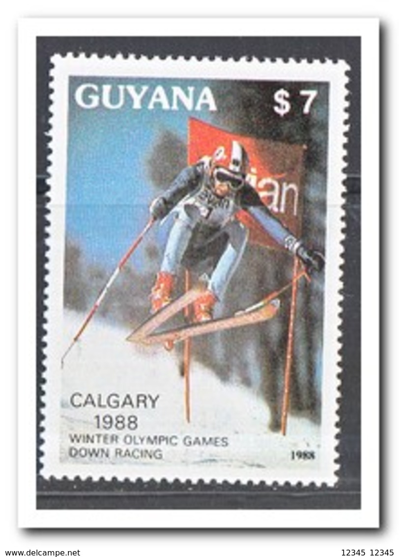 Guyana 1988, Postfris MNH, Olympic Winter Games - Guyana (1966-...)