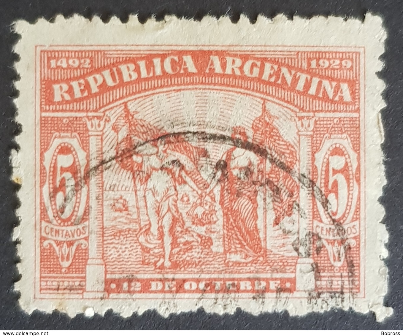 1929, The 437th Anniversary Of The Discovery Of America, Republica, Argentina, *,**, Or Used - Used Stamps