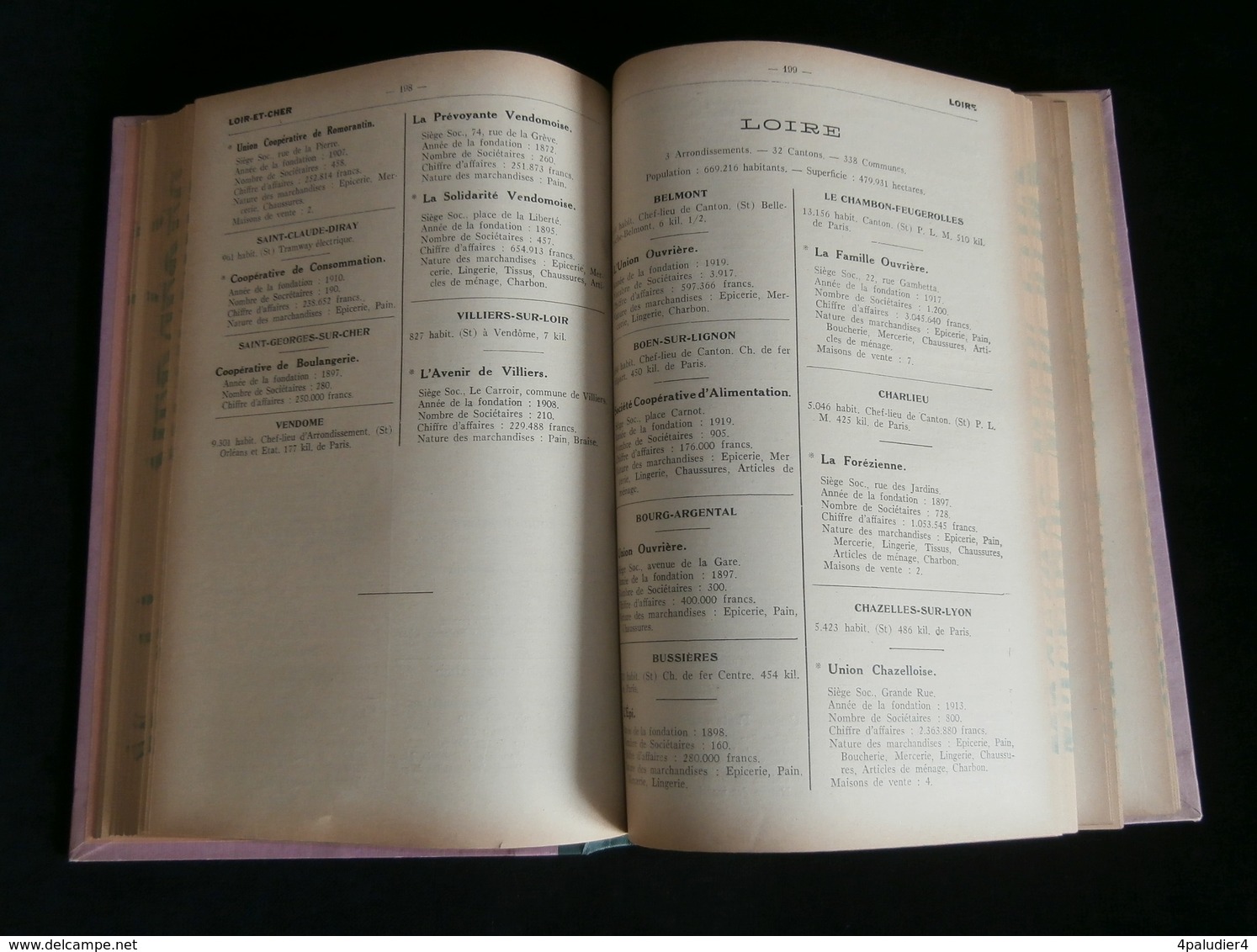 ( Economie Socialisme Coopératives ) ANNUAIRE DE LA COOPERATION 1932 Jean GAUMONT Ernest POISSON + 1926 - 1927 - Economie