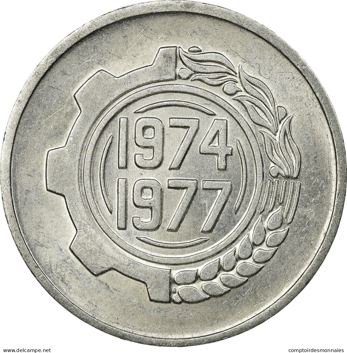 Monnaie, Algeria, 5 Centimes, 1974-1977, Paris, SUP, Aluminium, KM:106 - Algérie