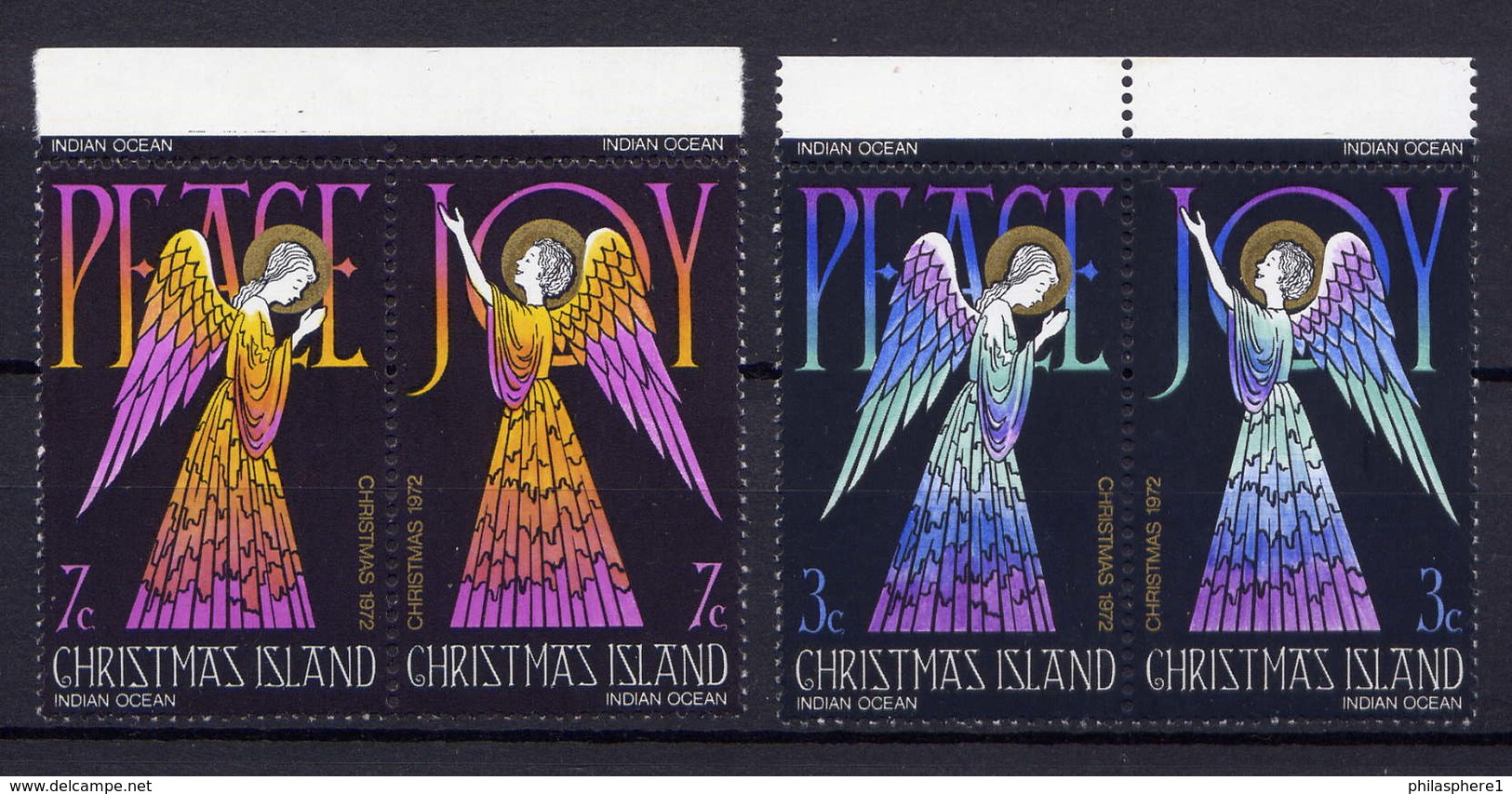 Weihnachtsinsel Nr.55/6 Paare         **  MNH       (001) - Christmas Island