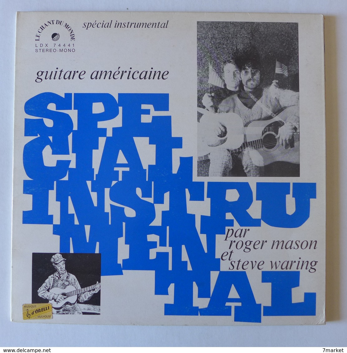 LP/  Roger Mason Et  Steve Waring - Spécial Instrumental Guitare Américaine / 1979 - Country Et Folk