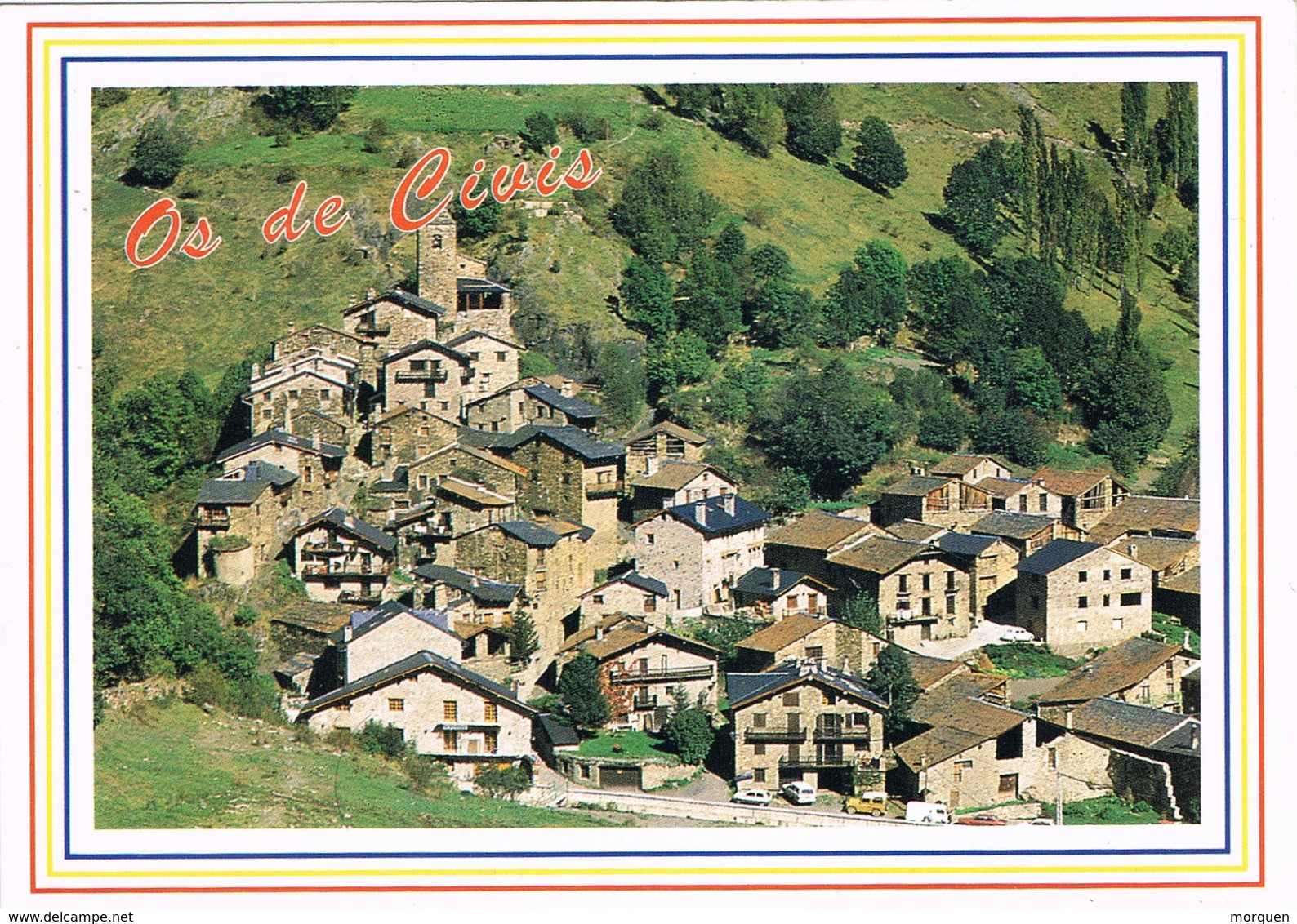 32359. Postal OS De CIVIS (Andorra Francesa) 1994. Dirigida Barcelona Franqueo Francés - Brieven En Documenten