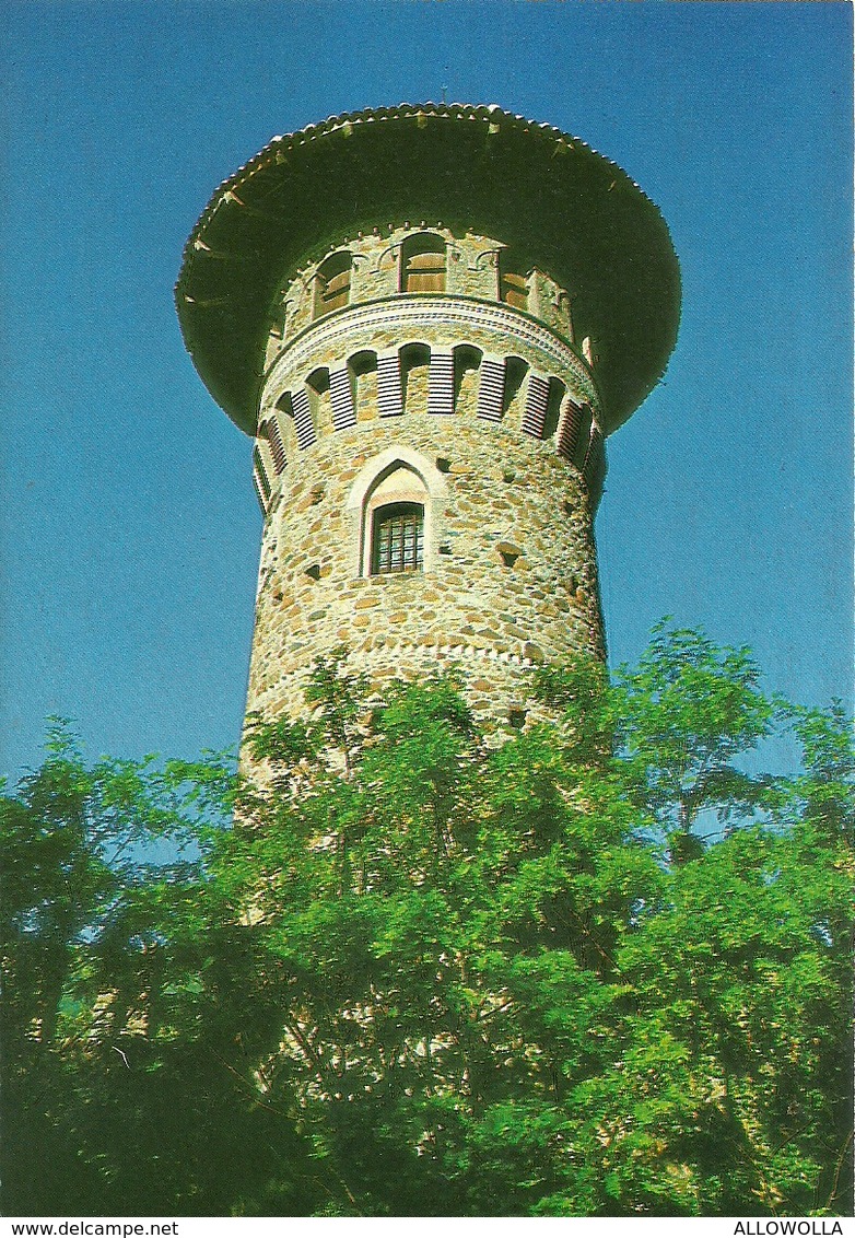 3323 " VAL DELLA TORRE (TO) M. 505-RICOSTRUZIONE TORRE MEDIOEVALE " CART. POST. ORIG. NON SPED. - Altri & Non Classificati