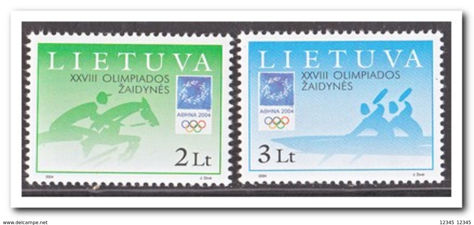 Litouwen 2004, Postfris MNH, Olympic Summer Games - Lituania