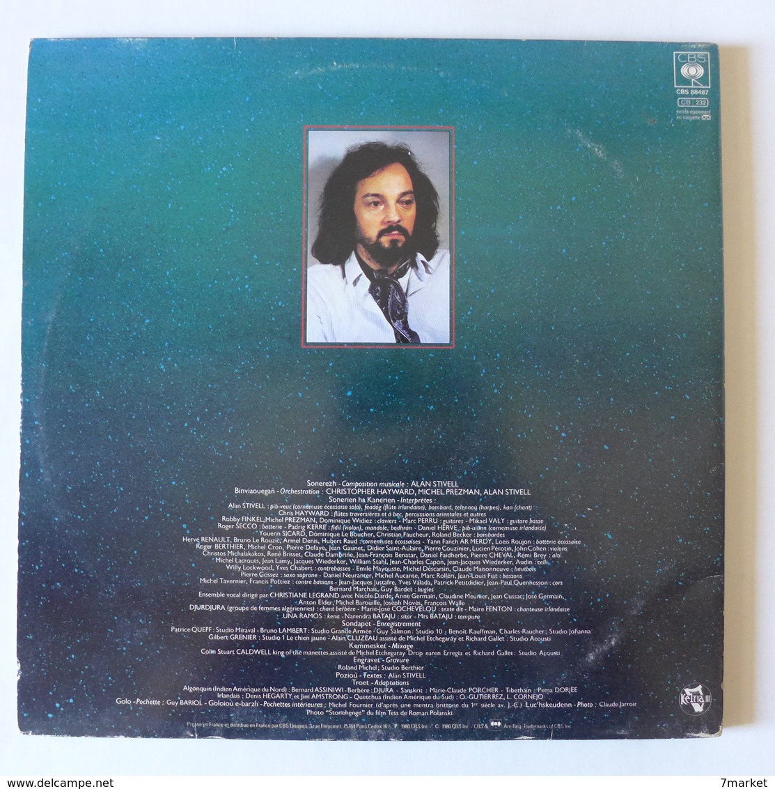 LP/  Alan Stivell - Symphonie Celtique. Tir Na Nog  / 1980 - Country & Folk