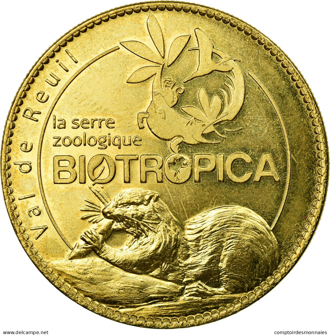 France, Jeton, Tourist Token, Val De Reuil - Biotropica N°2, 2014, Arthus - Autres & Non Classés