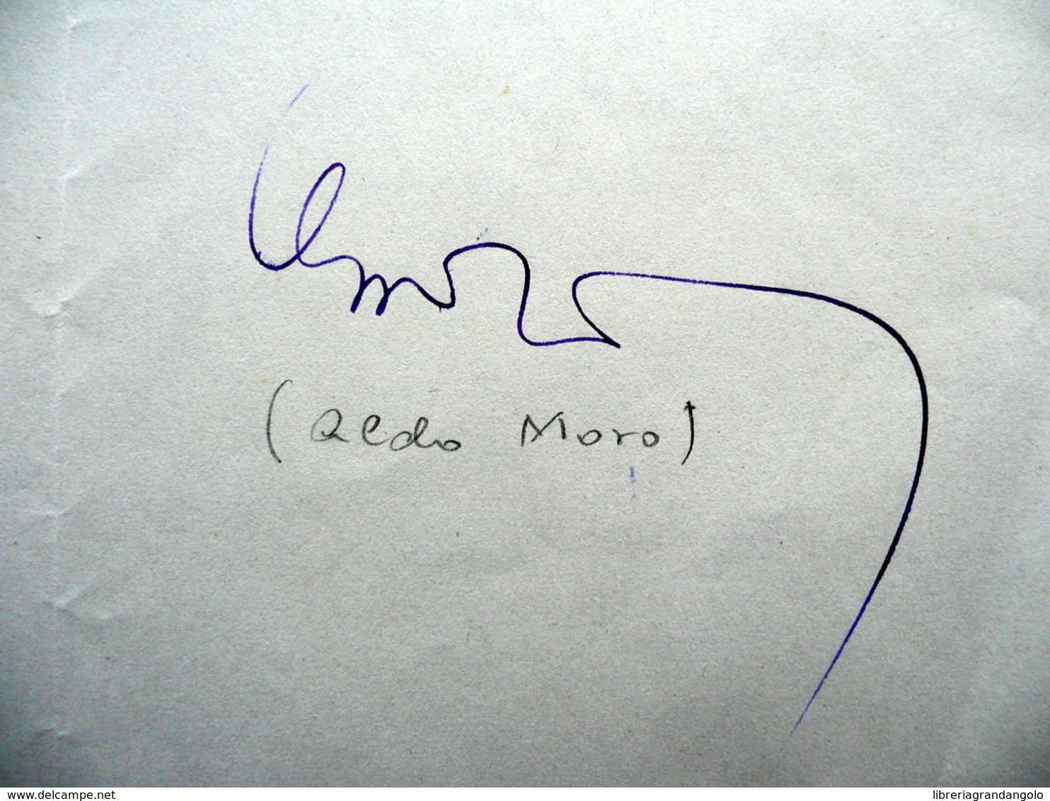 Autografo Aldo Moro Lettera Guardasigilli Ministro Giustizia Roma 1957 Clemenza - Autres & Non Classés