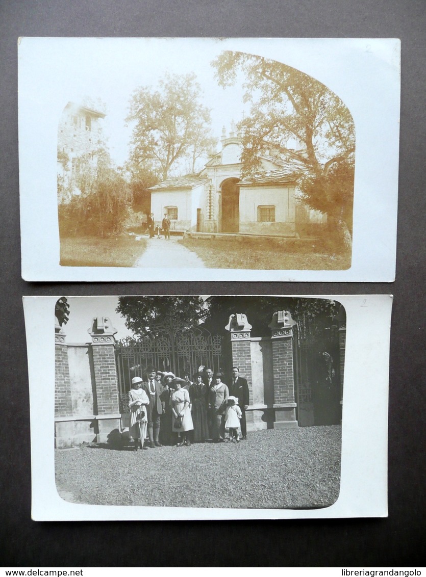 Due Fotocartoline Originali Lanzo Piemonte 1914 Animate Storia Locale - Other & Unclassified