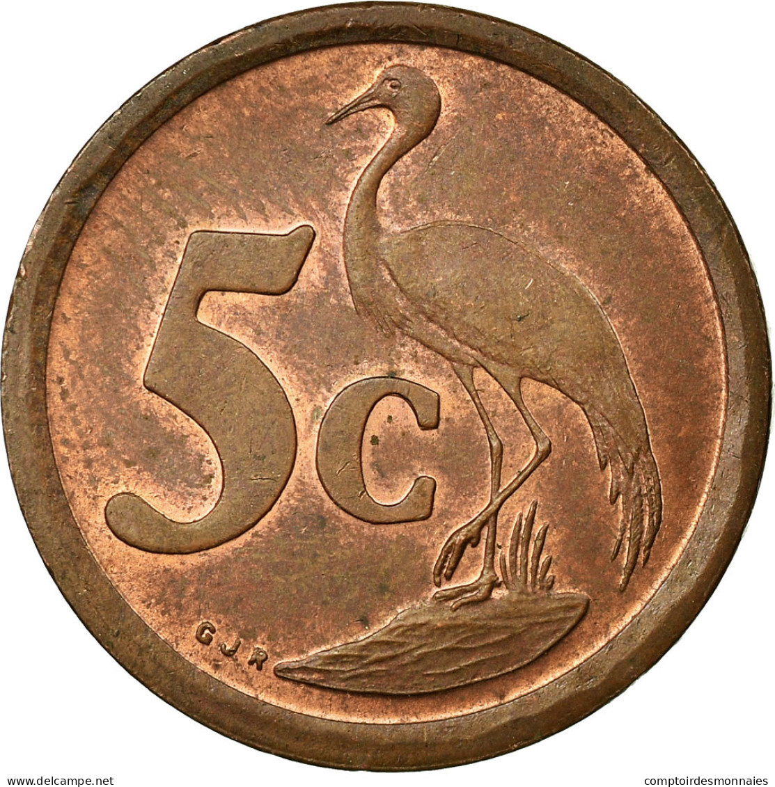 Monnaie, Afrique Du Sud, 5 Cents, 1992, TTB, Copper Plated Steel, KM:134 - Afrique Du Sud