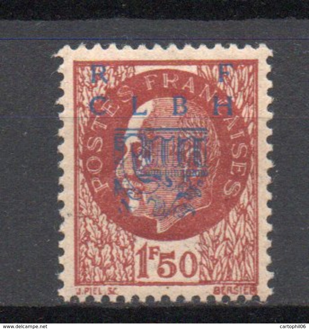 - Timbre LIBÉRATION / DECAZEVILLE N° 6 Neuf ** - 1 F. 50 Brun-rouge Type I - Cote 216 EUR - - Libération