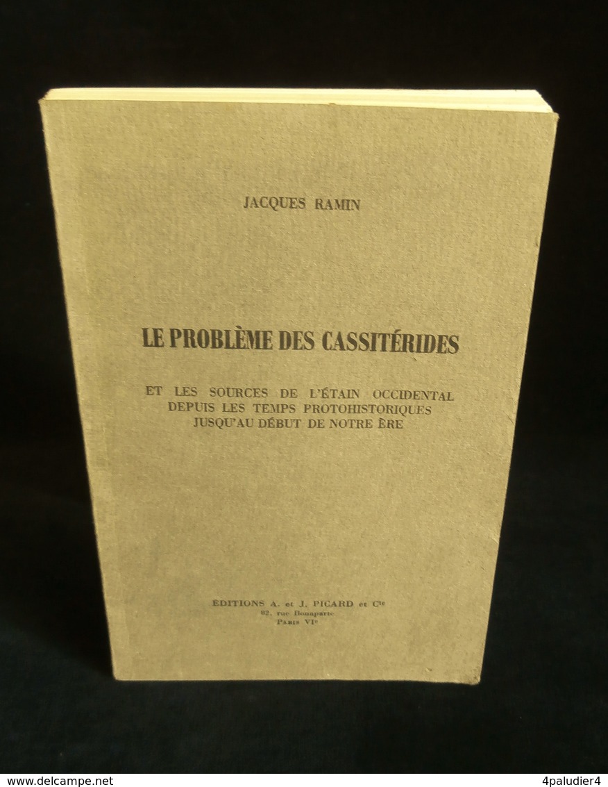 ( Géologie étain ) LE PROBLEME DES CASSITERIDES Jacques RAMIN 1965 - Sciences