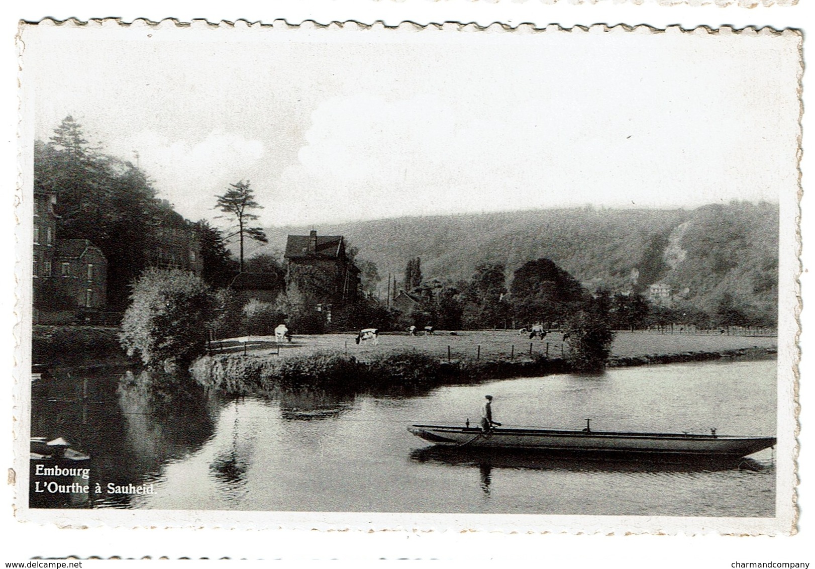 Embourg - L'Ourthe à Sauheid - Photo Rulmont - 2 Scans - Chaudfontaine