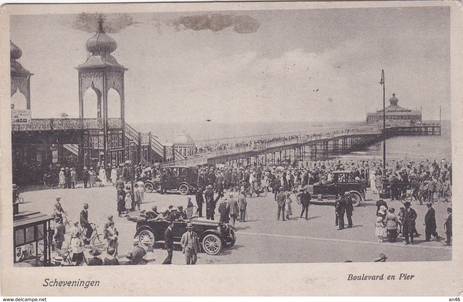 SCHEVENINGEN BOULEVARD EN PIER  VG   AUTENTICA 100% - Scheveningen