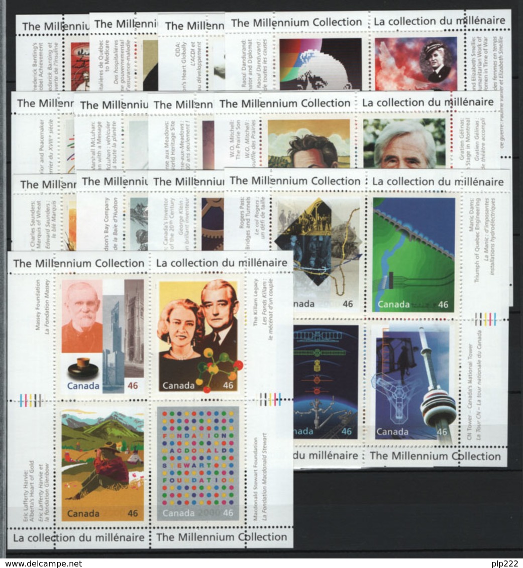 Canada 2000 Annata Quasi Completa / Almost Complete Year Set MNH/** VF - Annate Complete