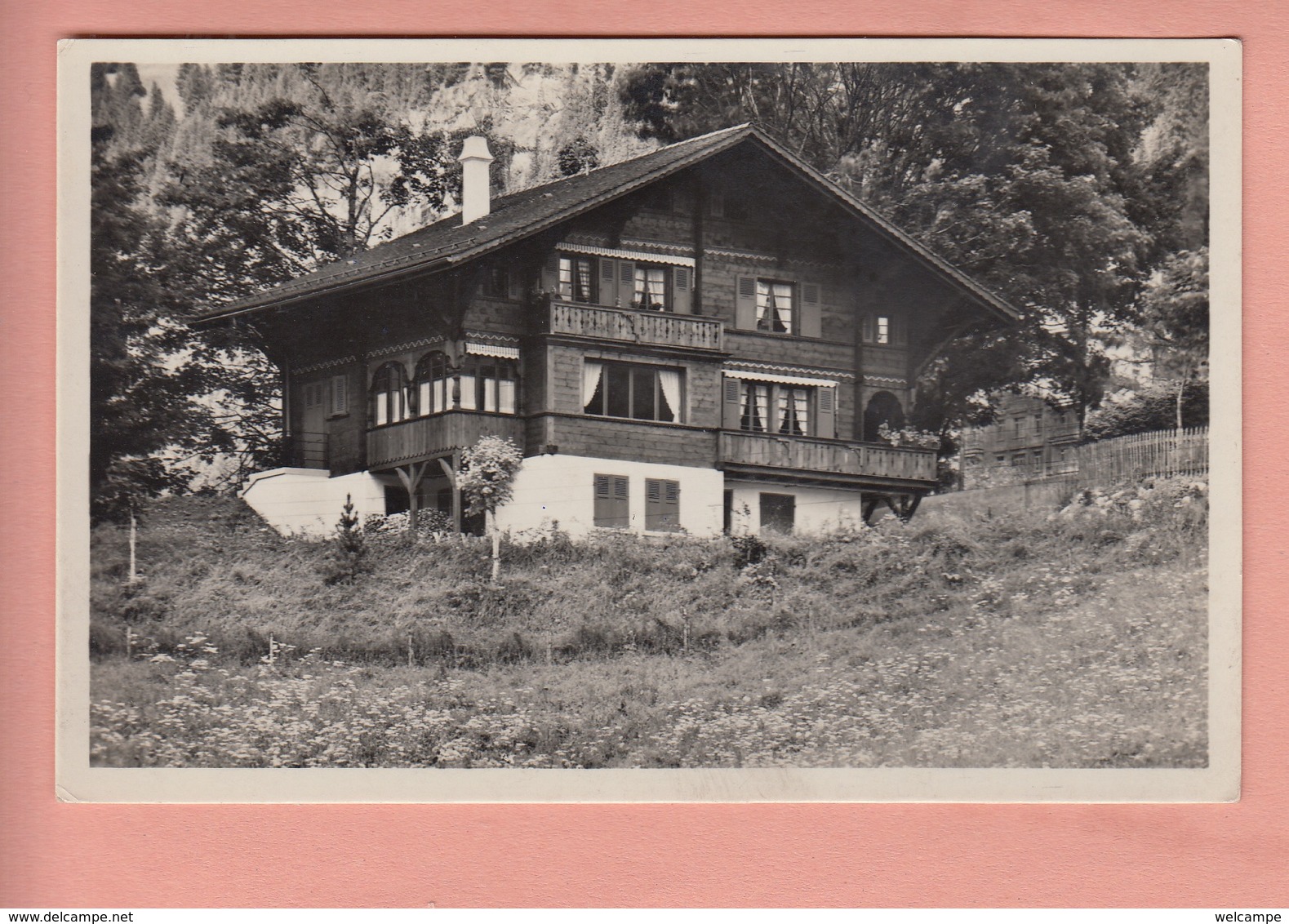 OUDE POSTKAART  ZWITSERLAND - SCHWEIZ - SUISSE -    CHALET HUTZLI - GSTAAD - Gstaad