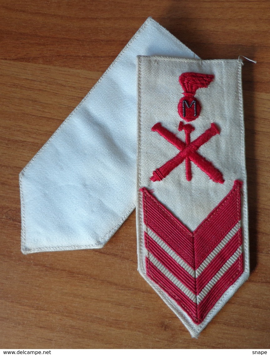 Sottocapo Puntatore Mitragliere - Marina Militare - Gradi  Pre 1970  Italian Navy Seaman Ranks Vintage (rif.163) - Marine