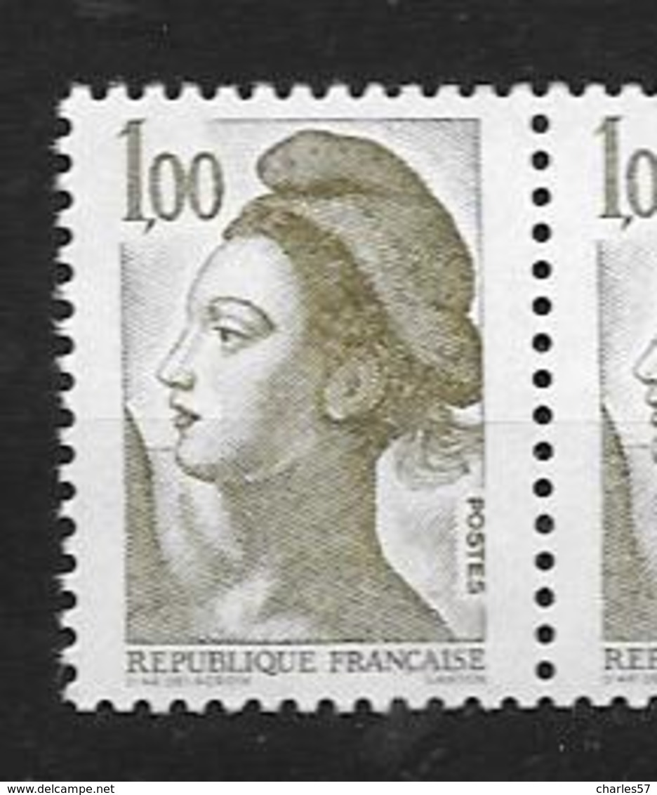 France "Liberté N°2185c ** (sans Phosphore Gomme Mate Cote 20,00€) - Unused Stamps