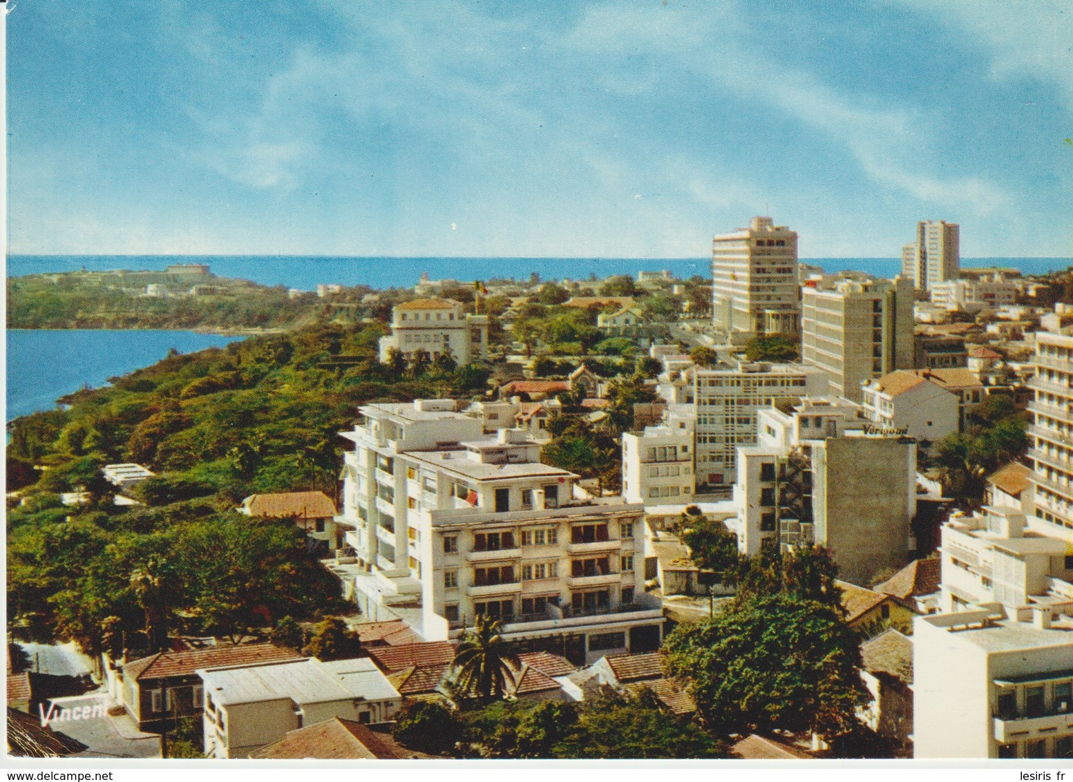 C.P. - PHOTO - DAKAR - LA PRESQU’ÎLE DU CAP MANUEL ET LES BUILDINGS DE L'AVENUE ROUME - 89 - VINCENT - - Sénégal