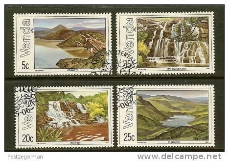 VENDA 1981 CTO Stamp(s) Lakes & Waterfalls 42-45 - Venda