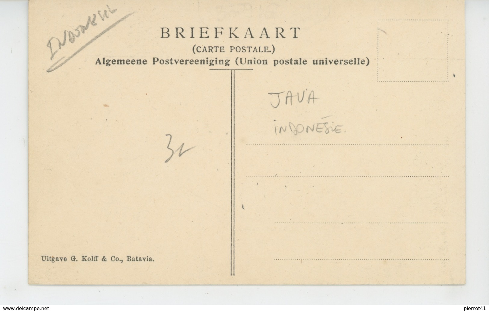 ASIE - INDONESIE - De Kawah Idjen - Edit. G. Kolff & Co - BATAVIA - Indonésie