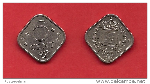 NETHERLAND ANTILLES, 1 Coin. 5 Cent Square - Netherlands Antilles