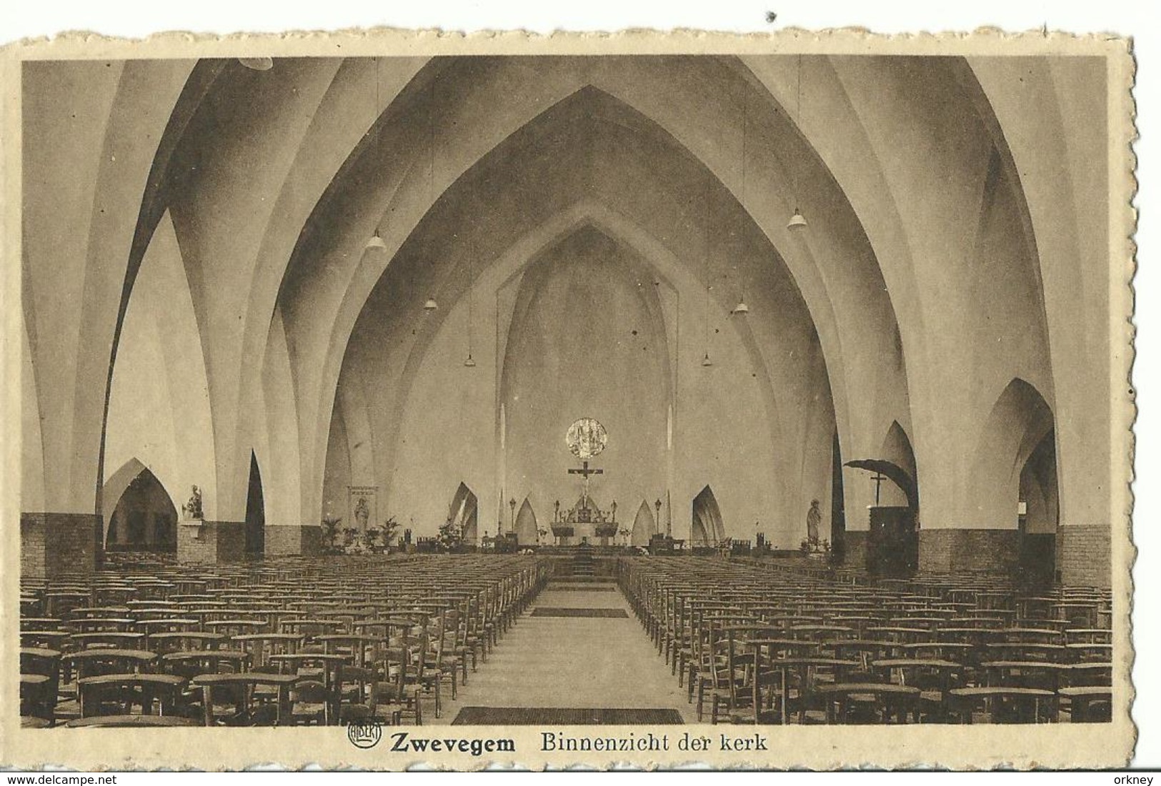 Zwevegem  Binnenzicht Der Kerk 1 - Zwevegem