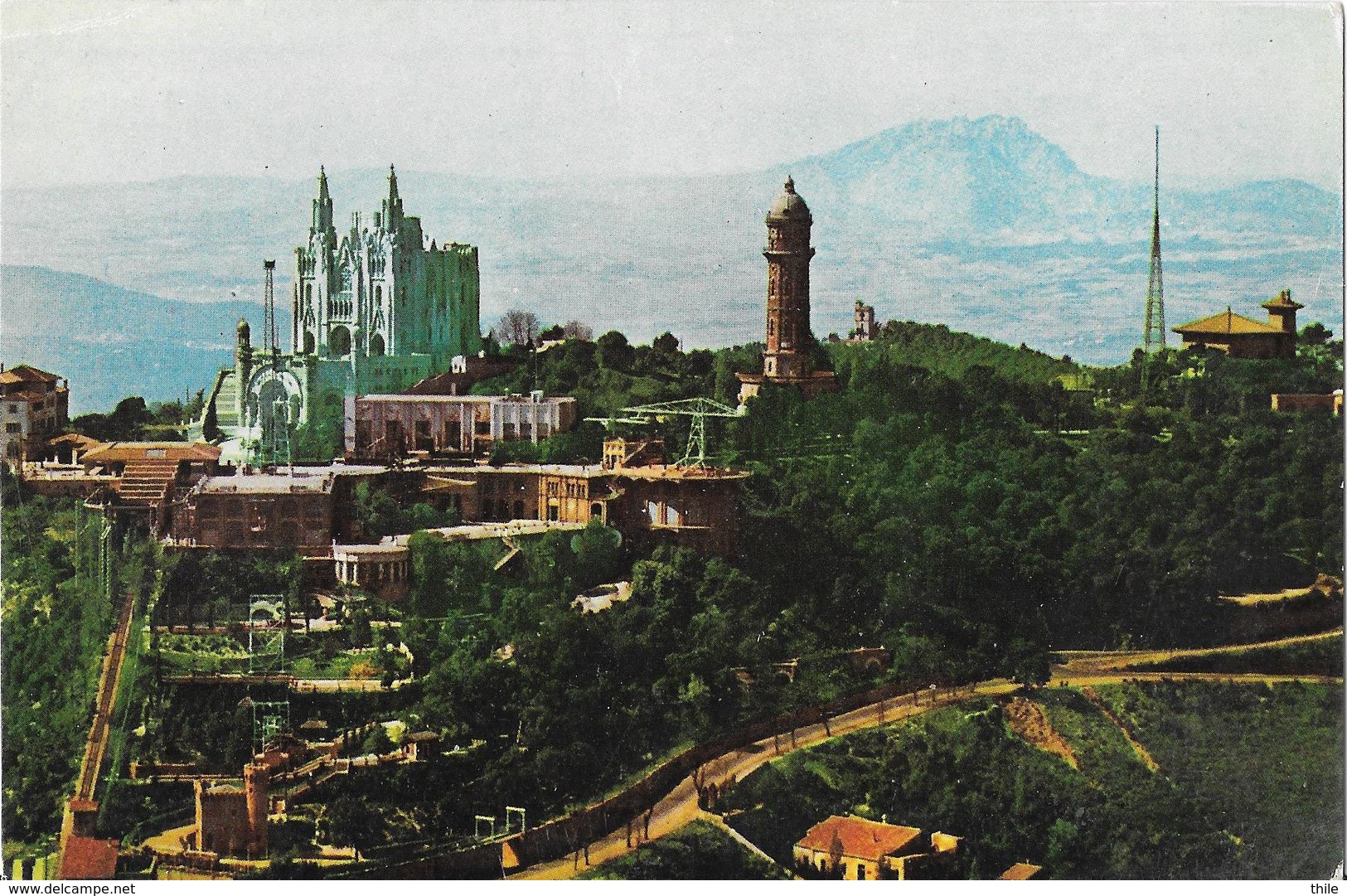 BARCELONA - Vista Aérea Del Tibidabo - Vue Aérienne - Barcelona