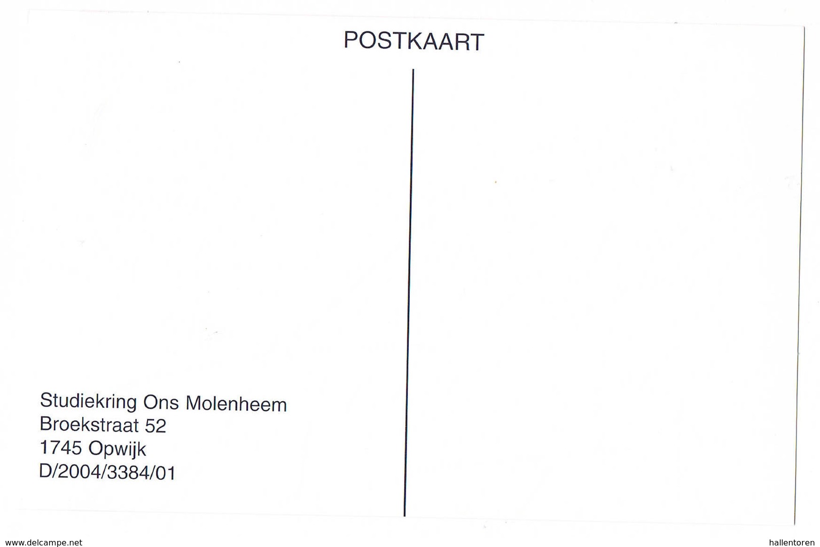 Comines - Komen: Soetes Molen ( 2 Scans) - Komen-Waasten