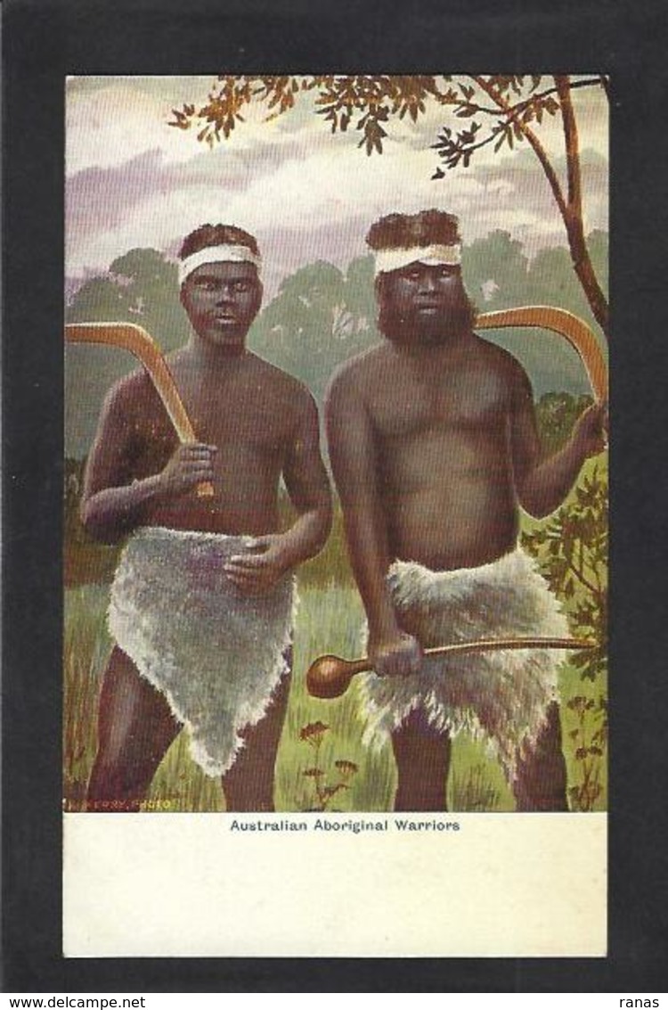 CPA Australie Australia Aborigène Non Circulé Boomerang - Aborigines