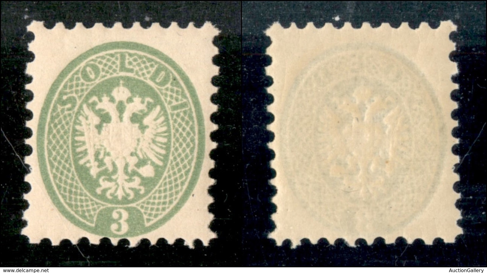 ANTICHI STATI - LOMBARDO VENETO - 1864 - 3 Soldi (42) - Gomma Integra (200) - Otros & Sin Clasificación