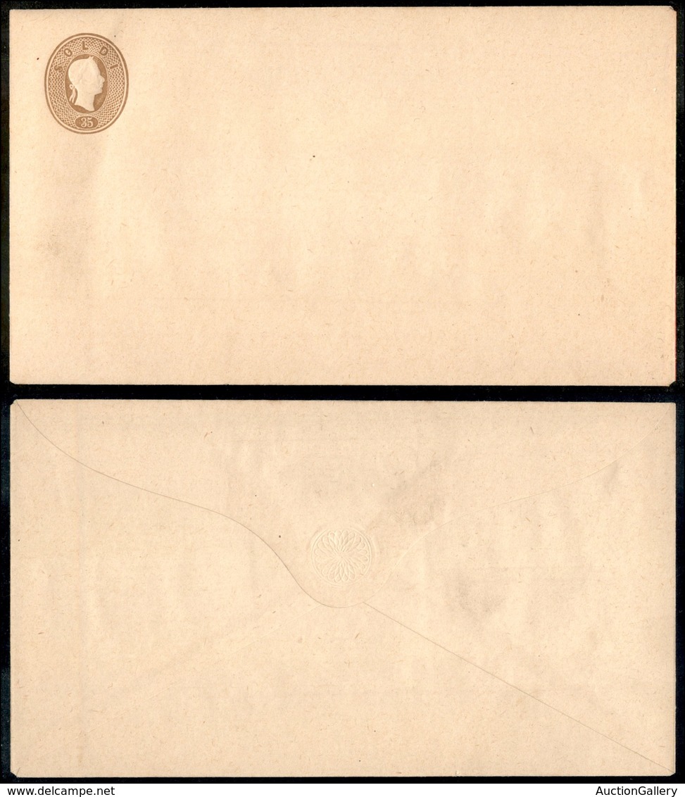 ANTICHI STATI - LOMBARDO VENETO - 1861 - Buste Postali - Ristampe (?) - 35 Soldi (16) - Nuova - Sonstige & Ohne Zuordnung