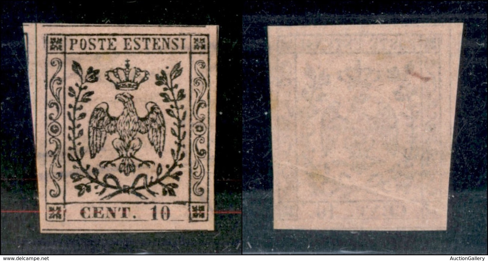 ANTICHI STATI - MODENA - 1852 - 10 Cent (2) Usato (125) - Altri & Non Classificati