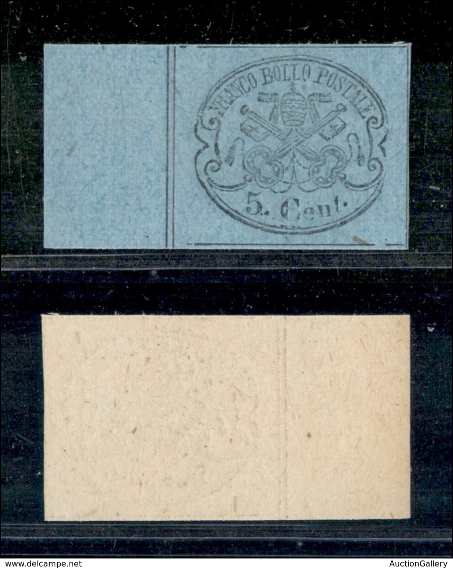 ANTICHI STATI - PONTIFICIO - 1870 - Non Ultimati - 5 Cent (32) Nuovo - Bordo Foglio - Sempre Senza Gomma (200+) - Autres & Non Classés