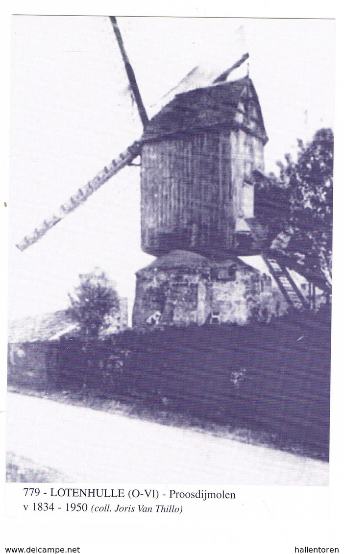 Lotenhulle: Proosdijmolen ( 2 Scans) - Autres & Non Classés