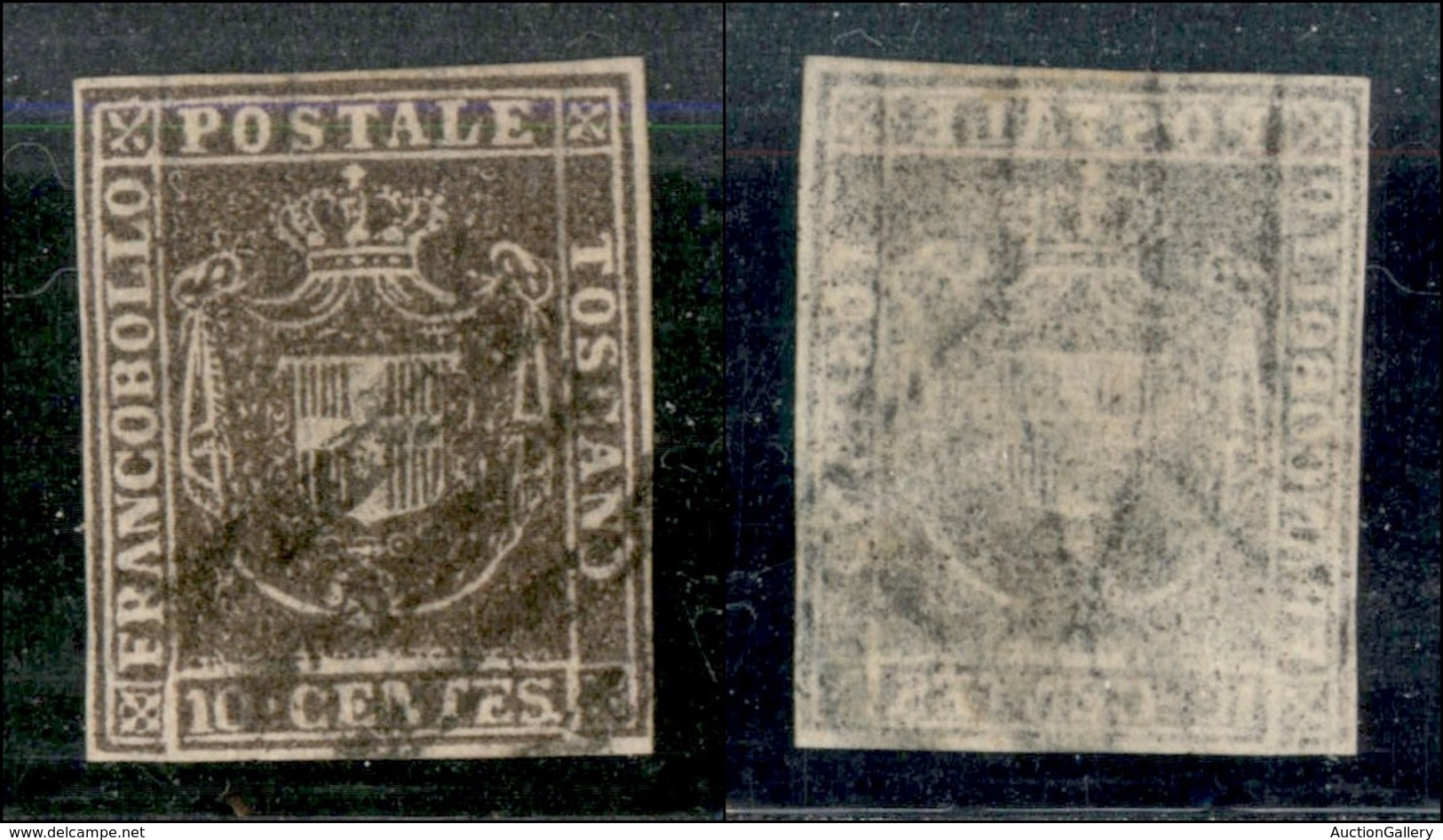 ANTICHI STATI - TOSCANA - 1860 - 10 Cent (19) Usato (120) - Sonstige & Ohne Zuordnung