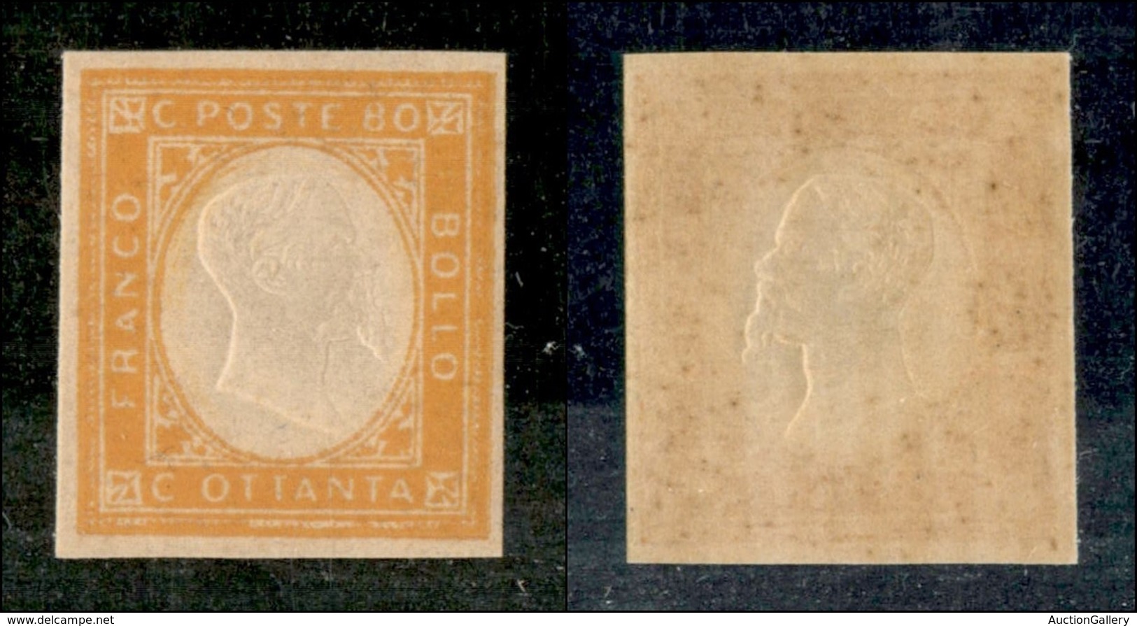 REGNO D'ITALIA - POSTA ORDINARIA - 1861 - Non Emessi - 80 Cent (5) - Gomma Integra (360) - Sonstige & Ohne Zuordnung