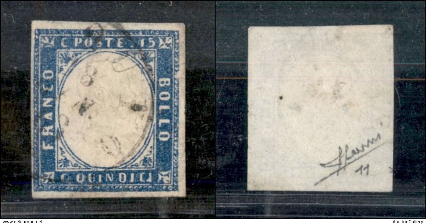 REGNO D'ITALIA - POSTA ORDINARIA - 15 Cent (11) Usato (Cocquio - P.ti 10) - Sorani - Sonstige & Ohne Zuordnung