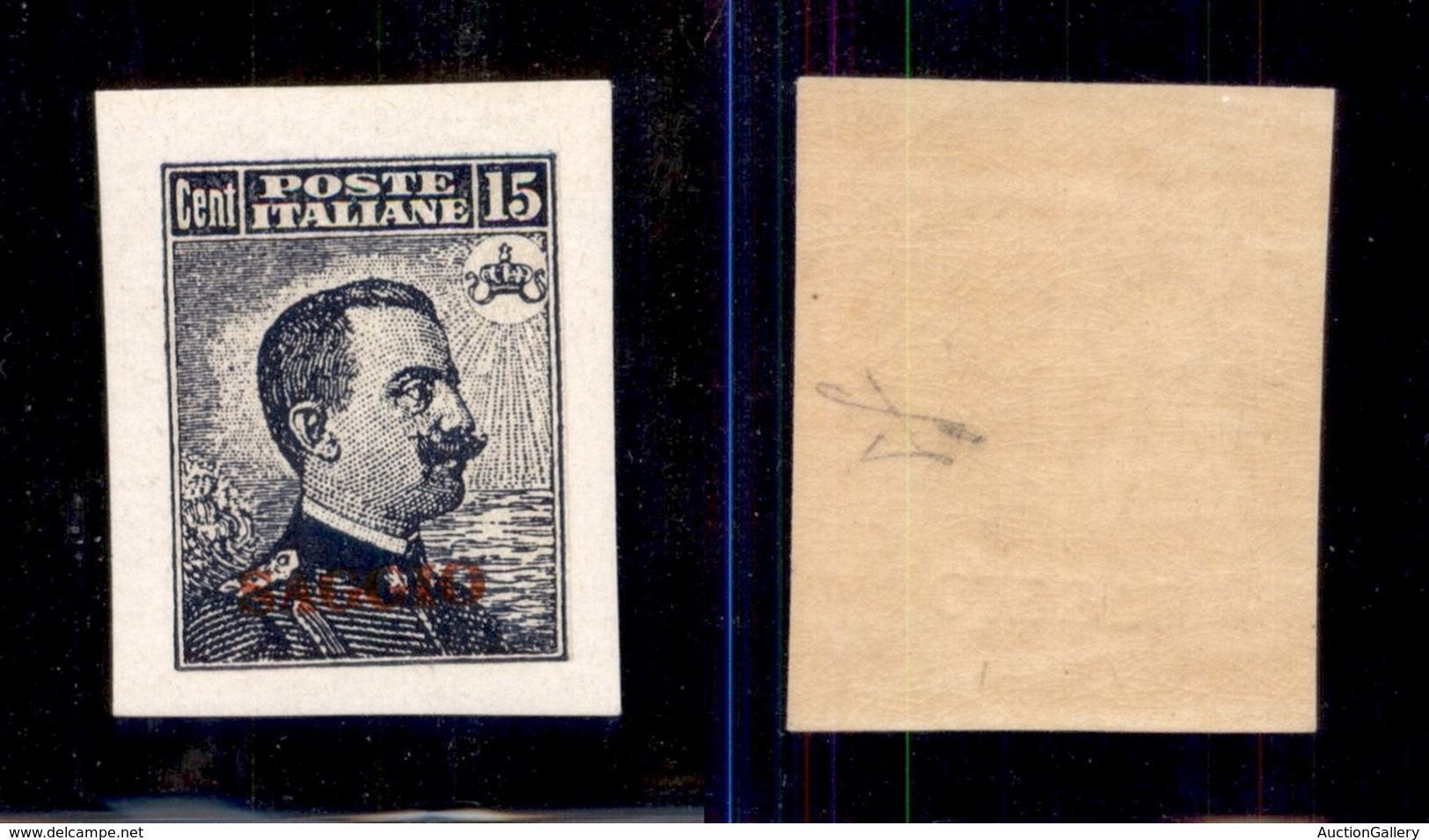 REGNO D'ITALIA - POSTA ORDINARIA - 1909 - Prova Di Lusso - 15 Cent Michetti (86) Con Soprastampa Saggio - Gomma Integra  - Sonstige & Ohne Zuordnung