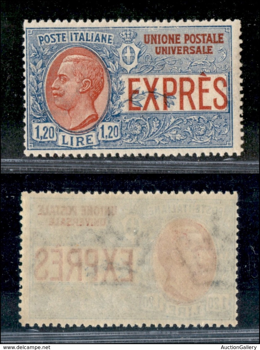 REGNO D'ITALIA - ESPRESSI - 1922 - 1,20 Lire Espresso (8) - Gomma Integra (650) - Autres & Non Classés